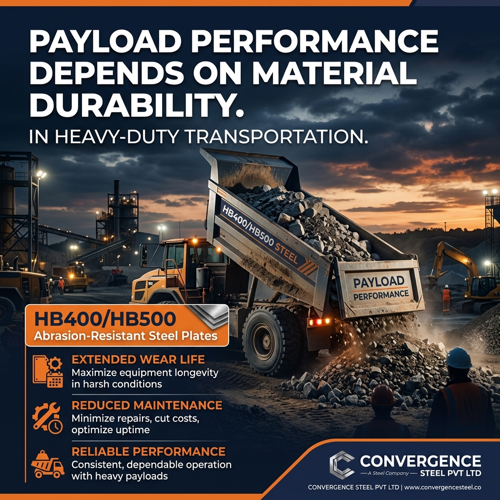 Payload Performance Depends on Material Durability: HB400/HB500 Steel for Tipper Bodies