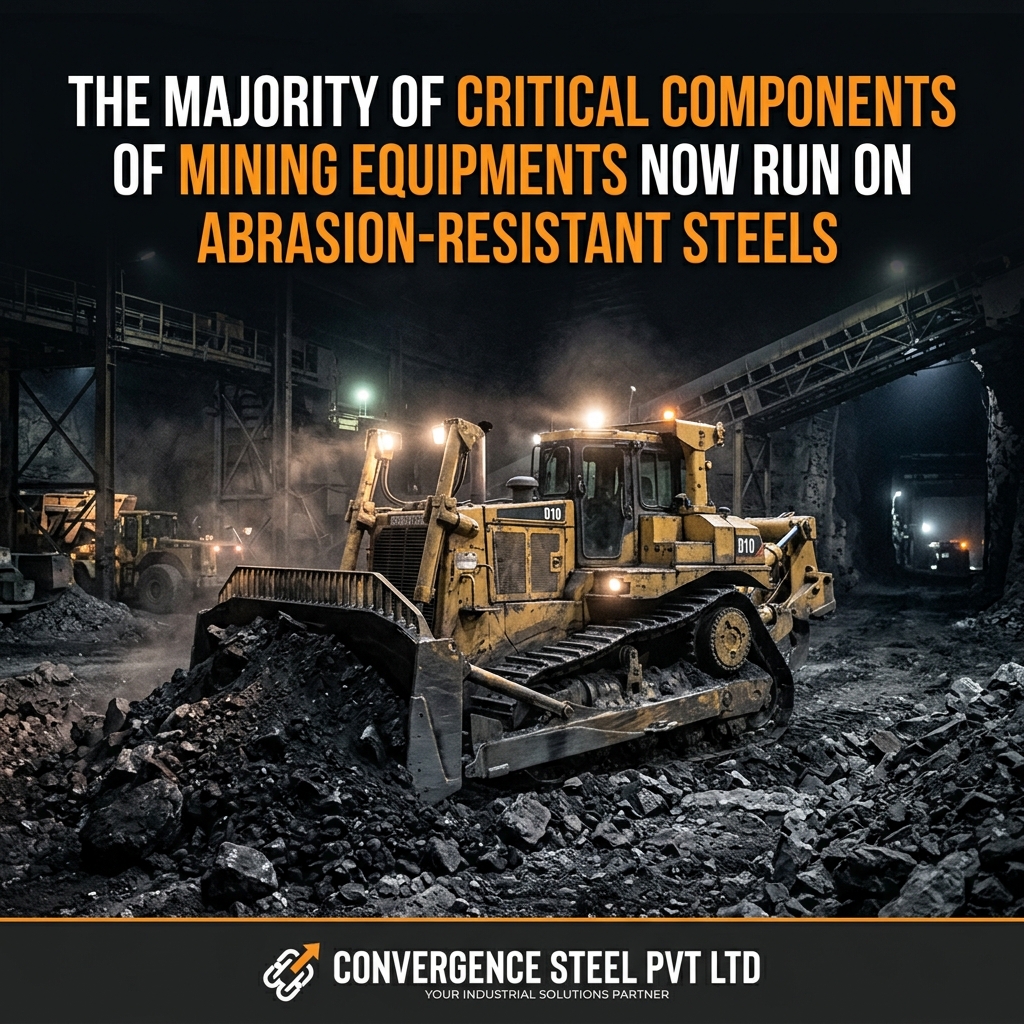 The Majority of Critical Components of Mining Equipments Now Run on Abrasion-Resistant Steels